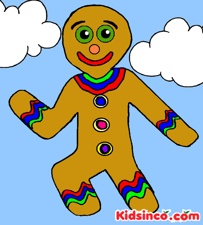free clipart of a gingerbread man - photo #46